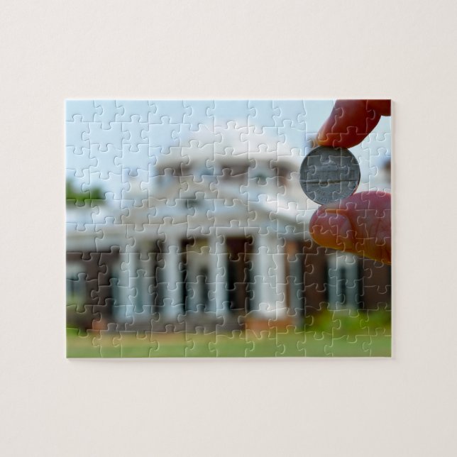 Thomas Jefferson Monticello Puzzle (Horizontal)