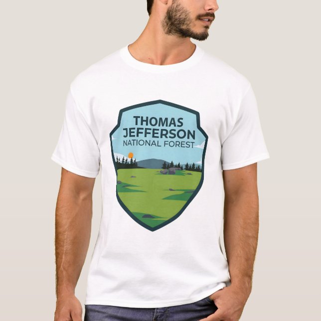 Thomas Jefferson National Forest T-Shirt (Vorderseite)