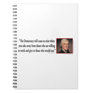 Thomas Jefferson Notizblock
