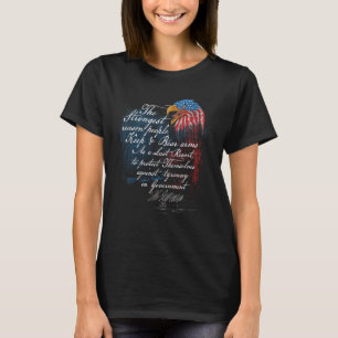 Thomas Jefferson Patriotic Quot behalte and Bären T-Shirt
