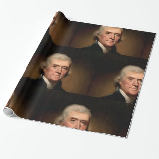 Thomas Jefferson Porträt Geschenkpapier