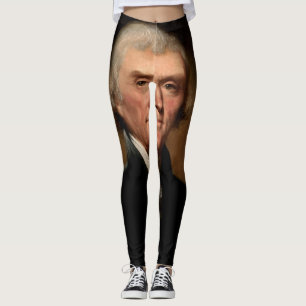 Thomas Jefferson Porträt Leggings