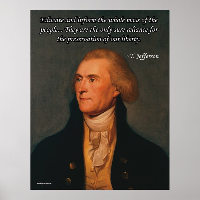 Thomas Jefferson Poster (Vorne)