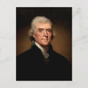Thomas Jefferson Postkarte