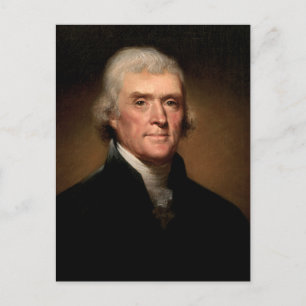 Thomas Jefferson Postkarte