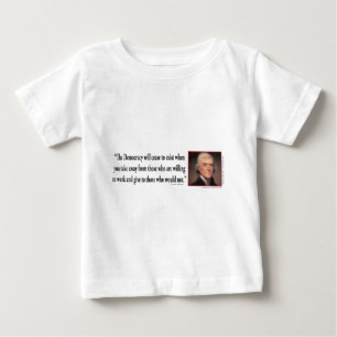 Thomas Jefferson Quotes Baby T-shirt