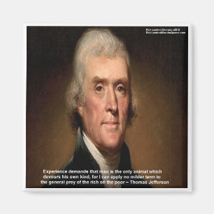 Thomas Jefferson Trickle Down Geschenke & Karten Magnet