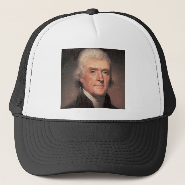 Thomas Jefferson Truckerkappe (Vorderseite)