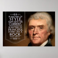 Thomas Jefferson zitiert in Sachen Stil