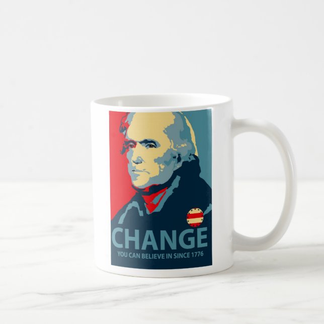 Thomas- Jeffersonänderung Tasse (Rechts)