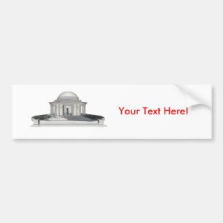 Thomas- Jeffersondenkmal: Modell 3D: Autoaufkleber