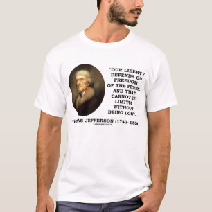 Thomas- Jeffersonfreiheits-Freiheit des T-Shirt