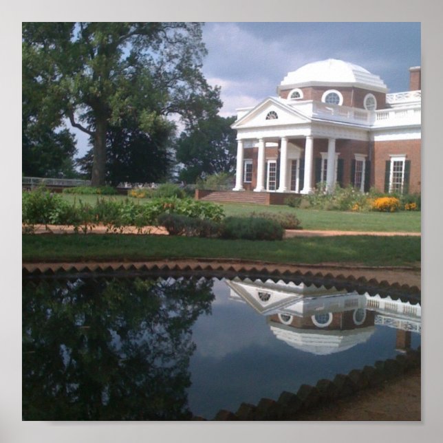 Thomas Jeffersons Monticello Poster (Vorne)
