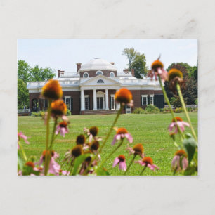 Thomas Jeffersons Monticello Postkarte