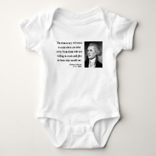 Thomas- Jeffersonzitat 3b Baby Strampler