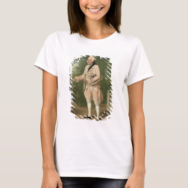 Thomas King als Lord Ogleby (Öl auf Leinwand) T-Shirt (Vorderseite)