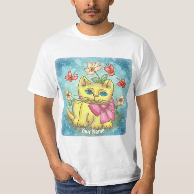 Thomas Kitten Katze  T-Shirt (Vorderseite)