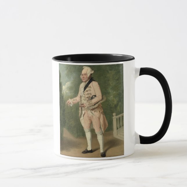 Thomas-König als Lord Ogleby (Öl auf Leinwand) Tasse (Rechts)