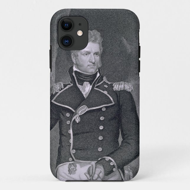 Thomas Macdonough (1783-1825) graviert von John B. Case-Mate iPhone Hülle (Rückseite)