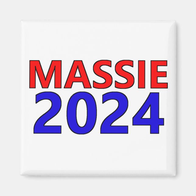 Thomas Massie für Präsident 2024 Magnet (Vorne)