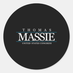 Thomas Mie US-Kongress Runder Aufkleber