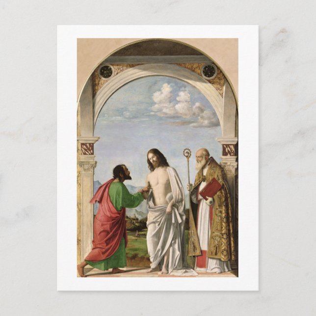 Thomas mit St. Magnus, c.1504-05 Postkarte (Vorderseite)