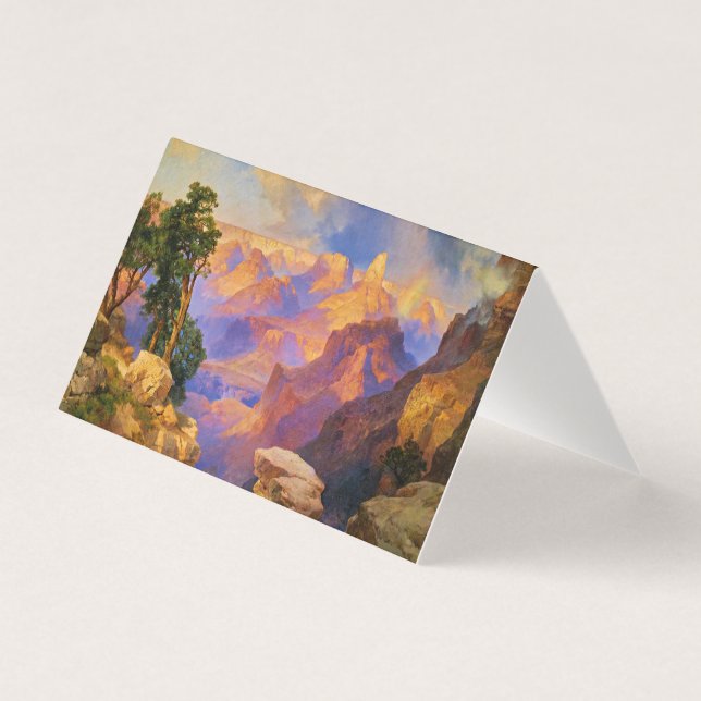 Thomas Moran art, Grand Canyon mit Rainbow (Vorderseite)