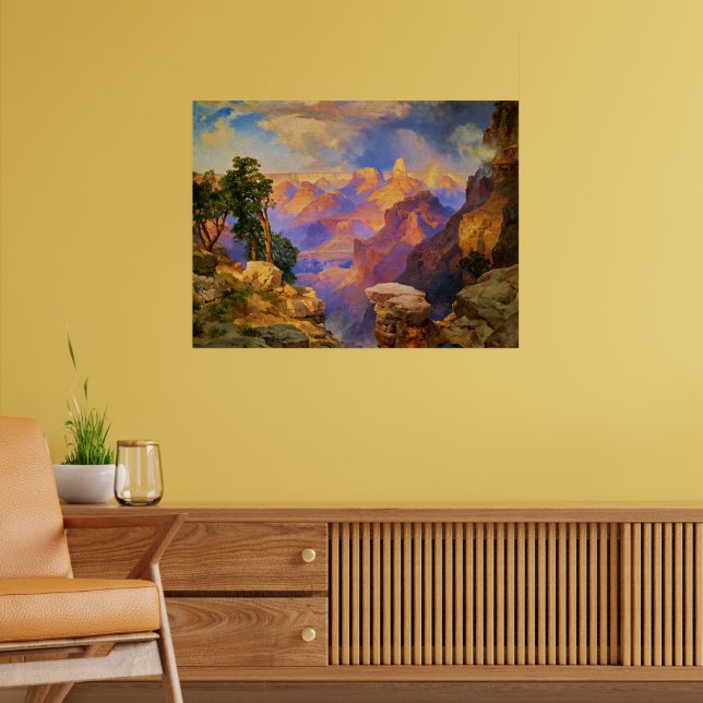 Thomas Moran art, Grand Canyon mit Rainbow Poster (Wohnzimmer 2)