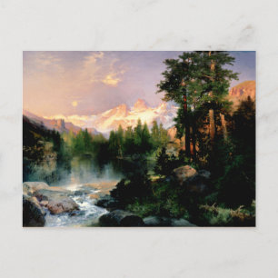Thomas Moran Art, The Three Tetons Postkarte