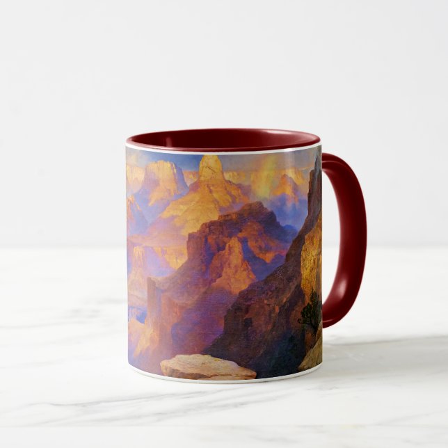Thomas Moran, Grand Canyon mit Regenbogen Tasse (VorderseiteRechts)