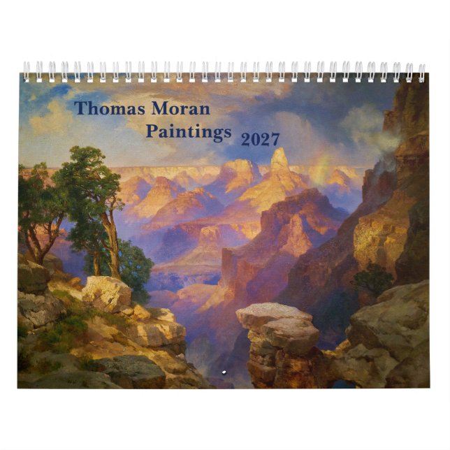 Thomas Moran Landschaftsgemälde 2027 Kalender (Titelbild)