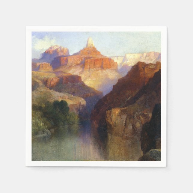 Thomas Moran Zoroaster Peak Serviette (Vorderseite)