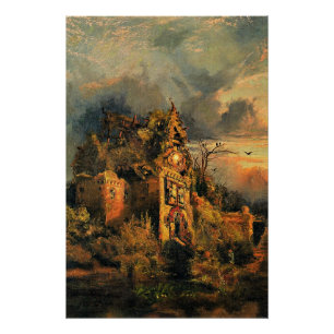 Thomas Morans Gemälde, Das verzauberte Haus, Poster