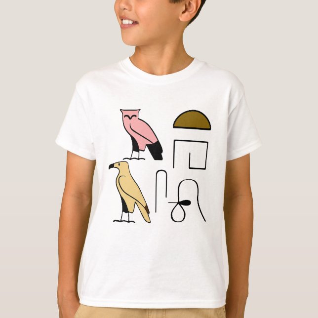 Thomas Name in Hieroglyphen-Symbolen des alten EG T-Shirt (Vorderseite)