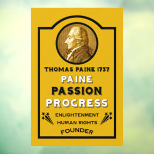 Thomas Paine Fensteraufkleber
