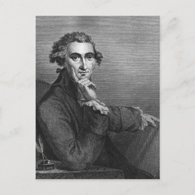 Thomas Paine, graviert von William Angus, 1791 Postkarte (Vorderseite)