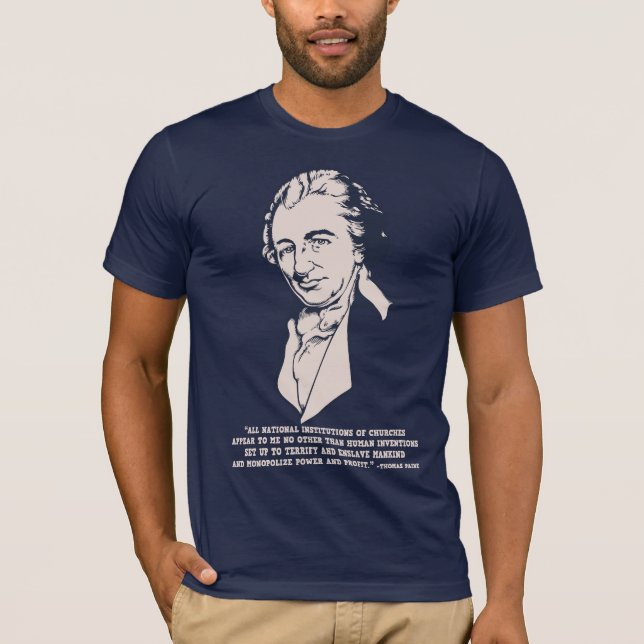 Thomas Paine - Mega-Kirchen T-Shirt (Vorderseite)