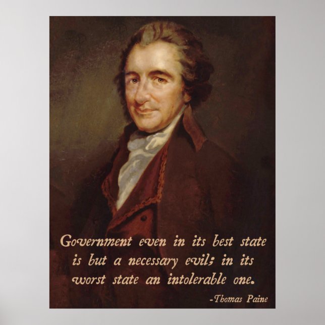 Thomas Paine Poster (Vorne)