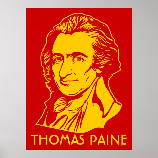Thomas Paine Print Poster (Vorne)