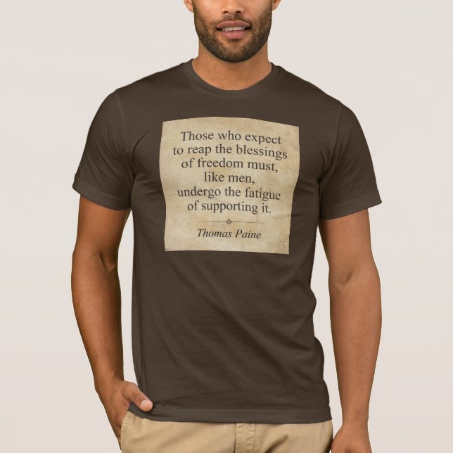 Thomas Paine T-Shirt (Vorderseite)