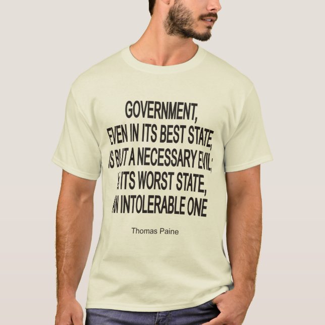 Thomas Paine T-Shirt (Vorderseite)