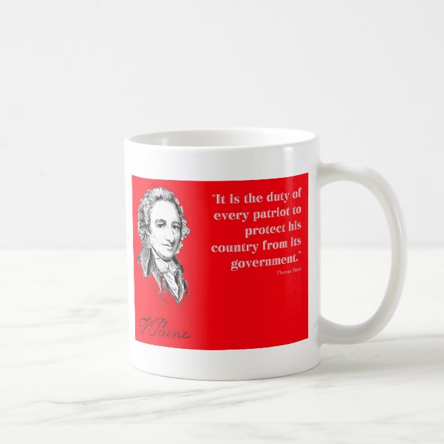 Thomas Paine Tasse (Rechts)