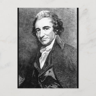 Thomas Paine.  _War-Bild kopieren Postkarte