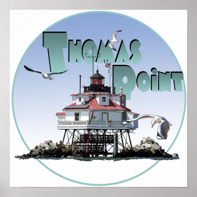 Thomas Point Lighthouse Poster (Vorne)