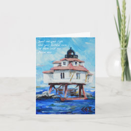 Thomas Point Lighthouse Psalm 43:3 Karte