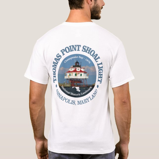 Thomas Point Shoal Light T-Shirt (Rückseite)