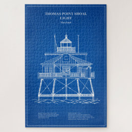 Thomas Point Shoal Lighthouse - Maryland - AD Puzzle