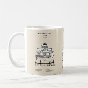 Thomas Point Shoal Lighthouse - Maryland - SBD Kaffeetasse