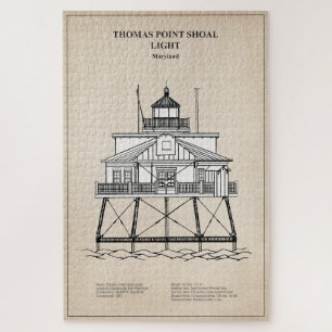 Thomas Point Shoal Lighthouse - Maryland - SBD Puzzle