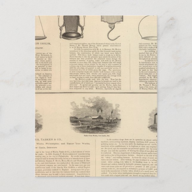Thomas S Morton, Hersteller Morris Postkarte (Vorderseite)